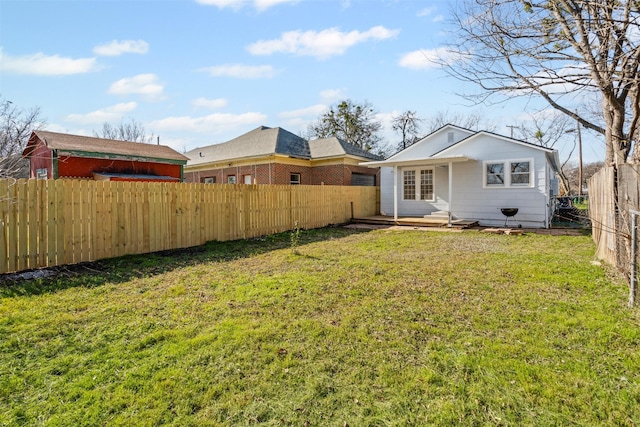 702 N Church St, Decatur, TX 76234 - back of house with french doors
