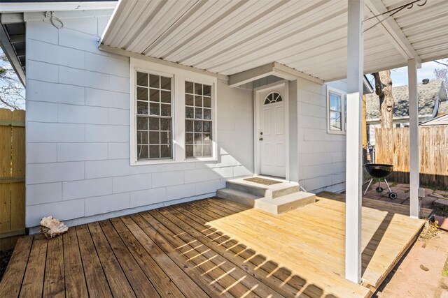 702 N Church St, Decatur, TX 76234 - view of deck