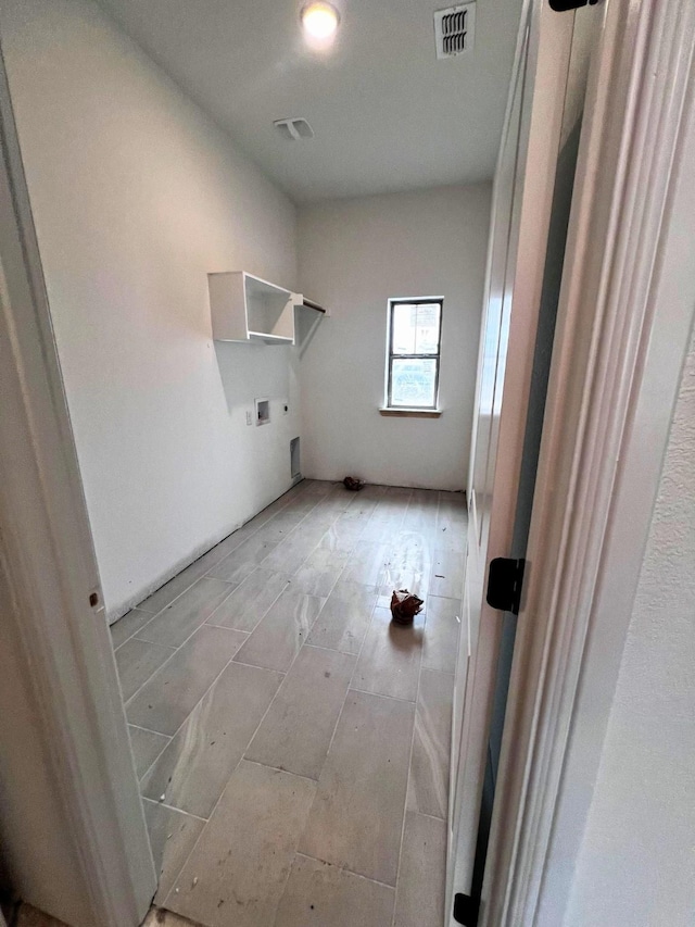 laundry area with hookup for a washing machine