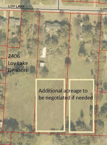 2406 Loy Lake Rd, Denison TX, 75020 land for sale