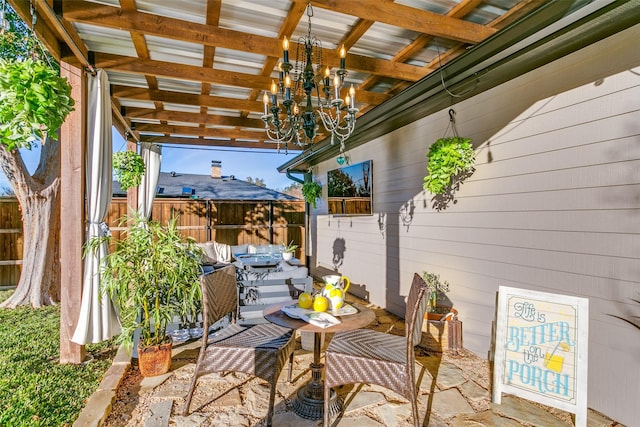 view of patio / terrace with outdoor lounge area