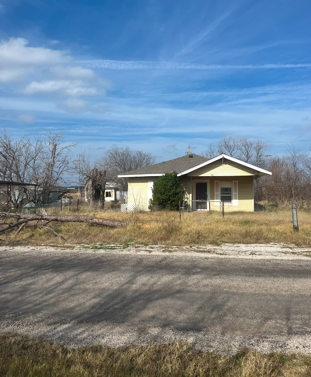 view of ranch-style house