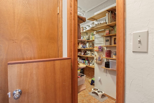 view of pantry