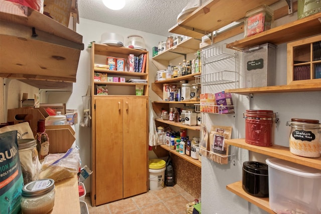 view of pantry