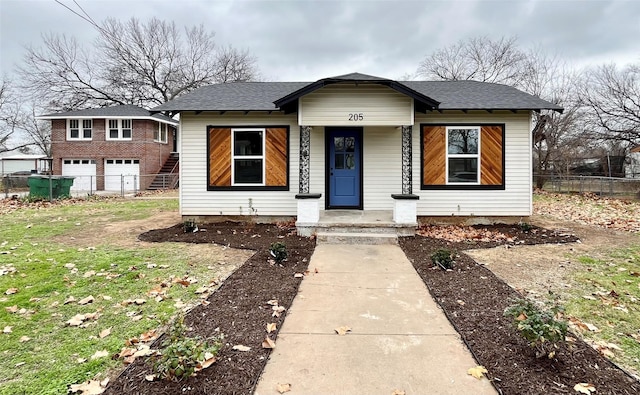 bungalow-style house with a porch