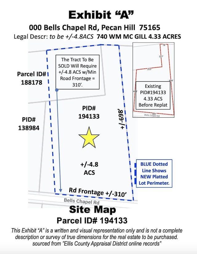 Listing photo 3 for 000 Bells Chapel Rd, Pecan Hill TX 75165