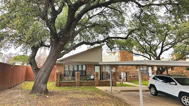 view of front of house