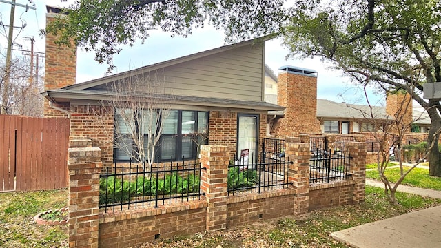 view of front of home