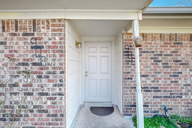 view of entrance to property