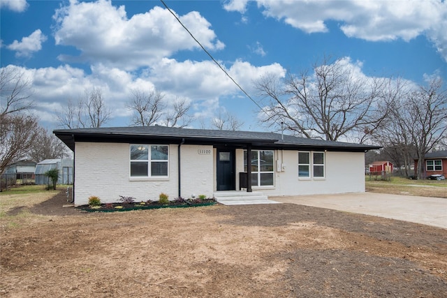 view of ranch-style house