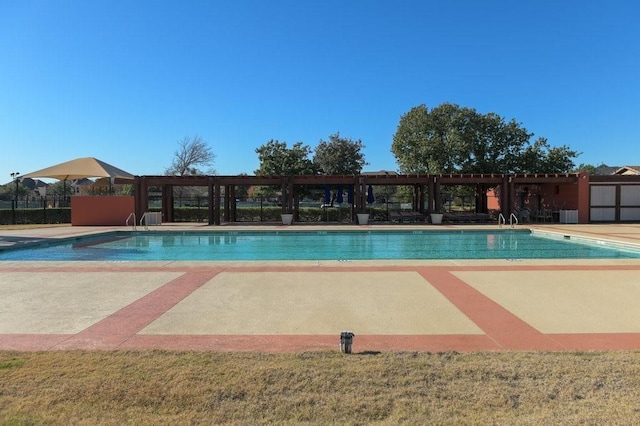 view of pool