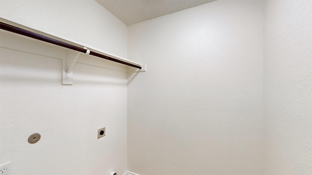 laundry area featuring hookup for an electric dryer