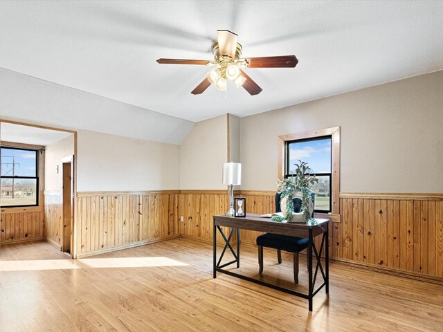 garage featuring a wall mounted AC