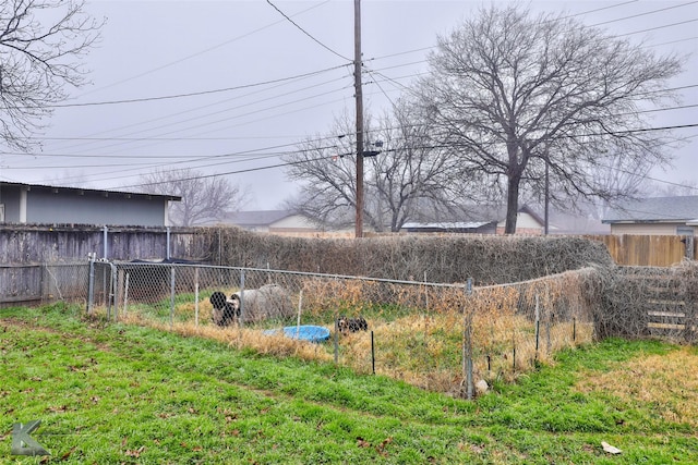 view of yard