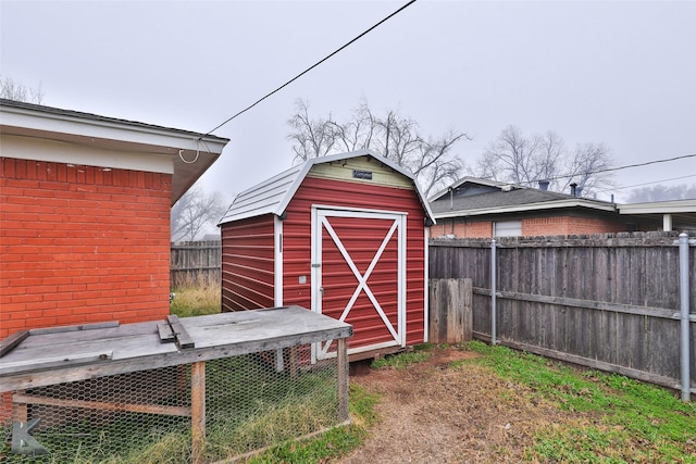 view of outbuilding