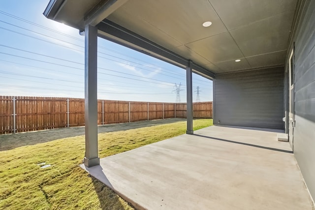 view of patio