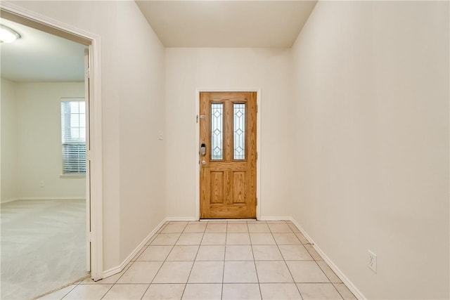 view of tiled entryway