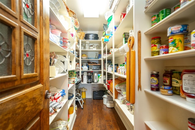 view of pantry