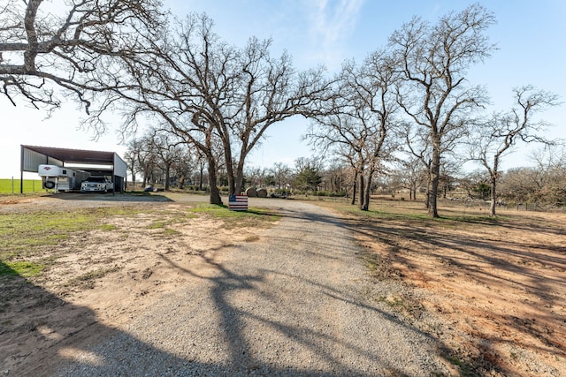 view of road