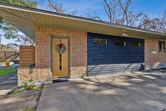 view of entrance to property