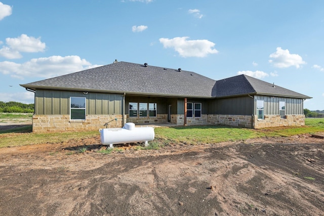 view of rear view of property