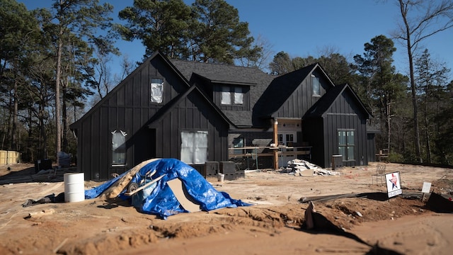 view of rear view of property