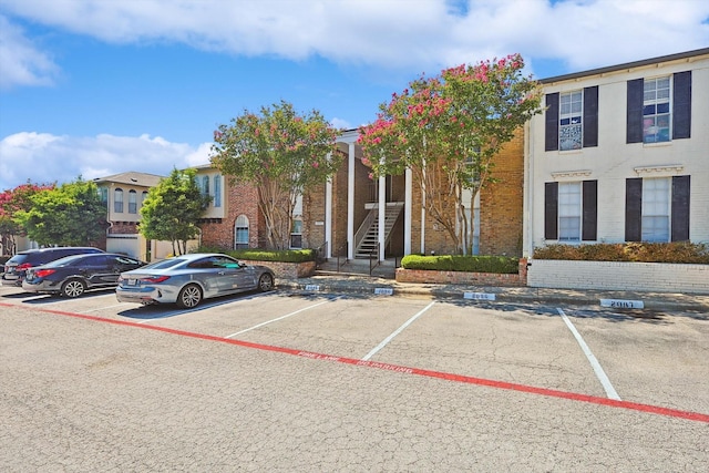 view of uncovered parking lot