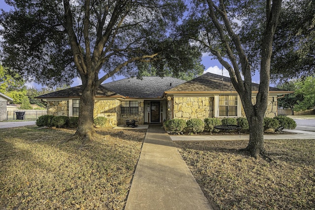 view of ranch-style home