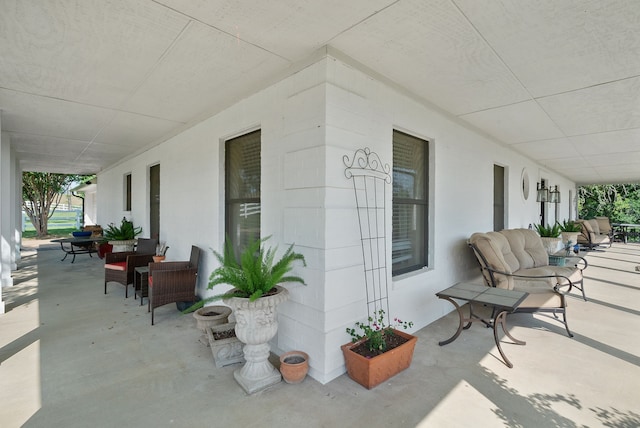 view of patio / terrace featuring a porch