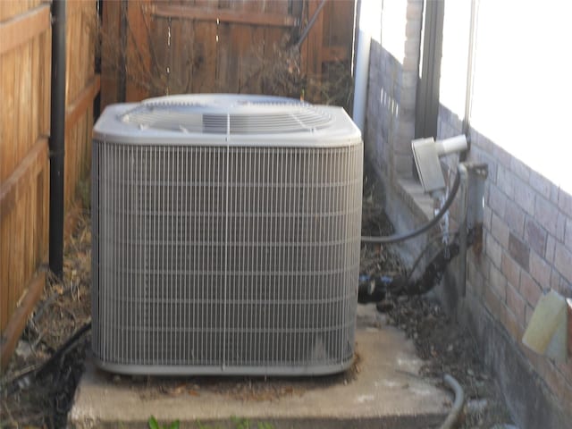 exterior details featuring central AC unit