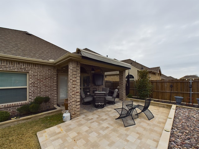 view of patio / terrace featuring outdoor lounge area