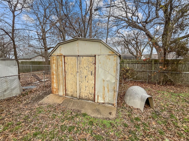 view of outdoor structure