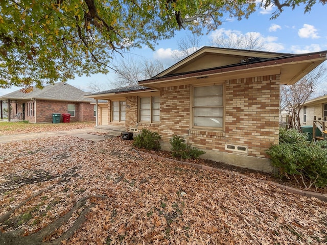 view of ranch-style house