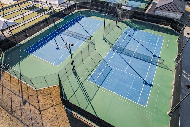 view of tennis court