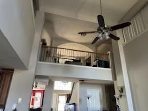 details featuring ceiling fan