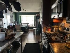 kitchen with stainless steel appliances