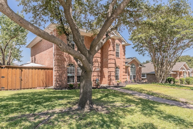 exterior space with a lawn