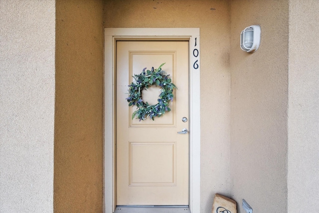 view of property entrance