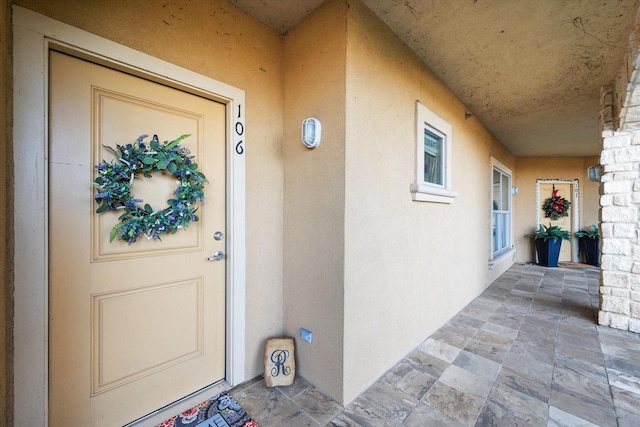 view of entrance to property