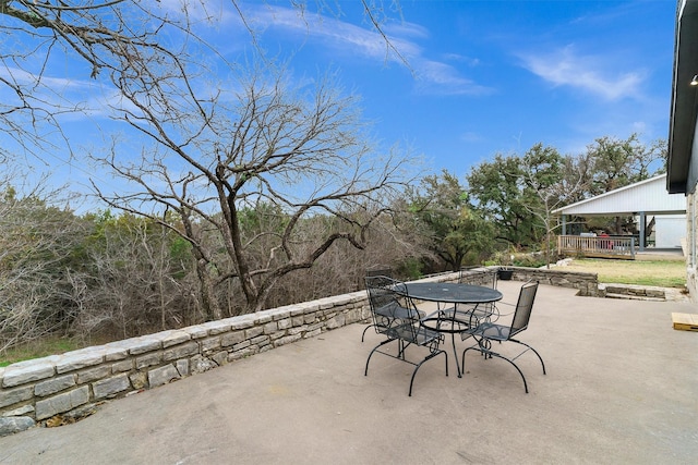 view of patio