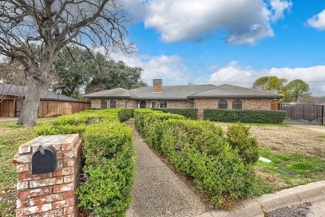 view of front of property