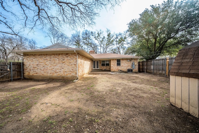 view of back of property