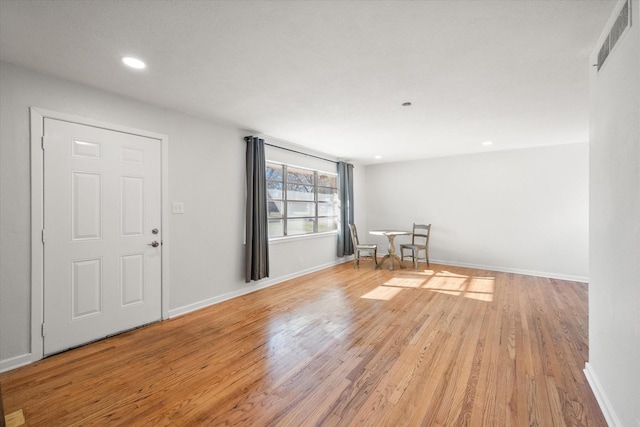 entryway featuring light hardwood / wood-style flooring