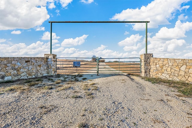 view of gate