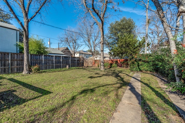 view of yard