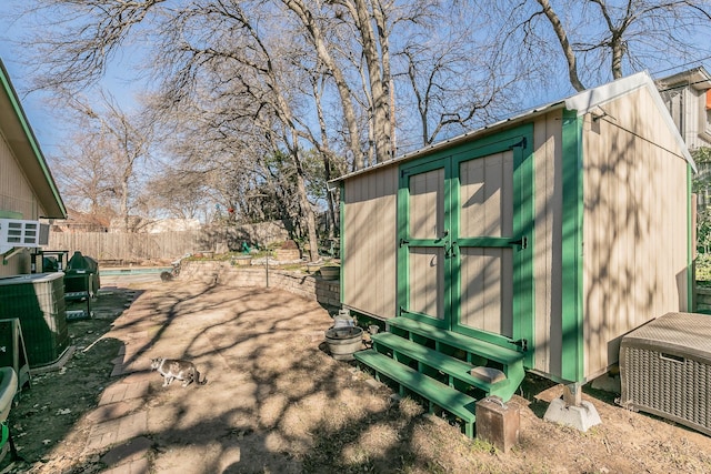 exterior space featuring central air condition unit