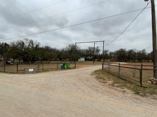 view of road