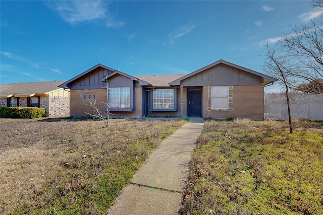 view of ranch-style home