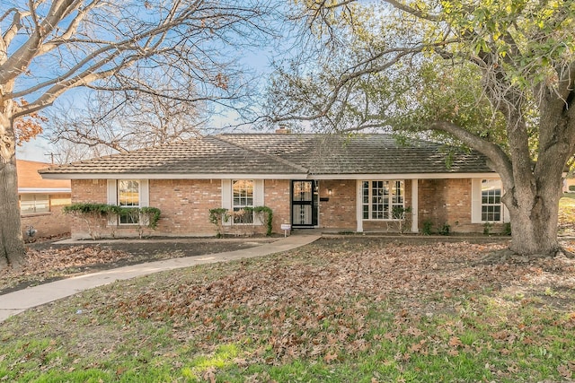 view of ranch-style home