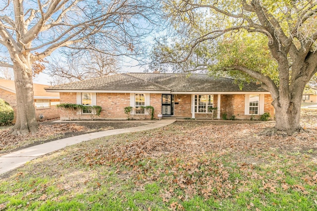 view of ranch-style home